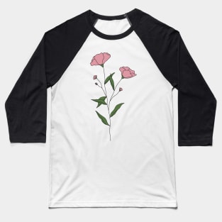 Flower 3 Baseball T-Shirt
